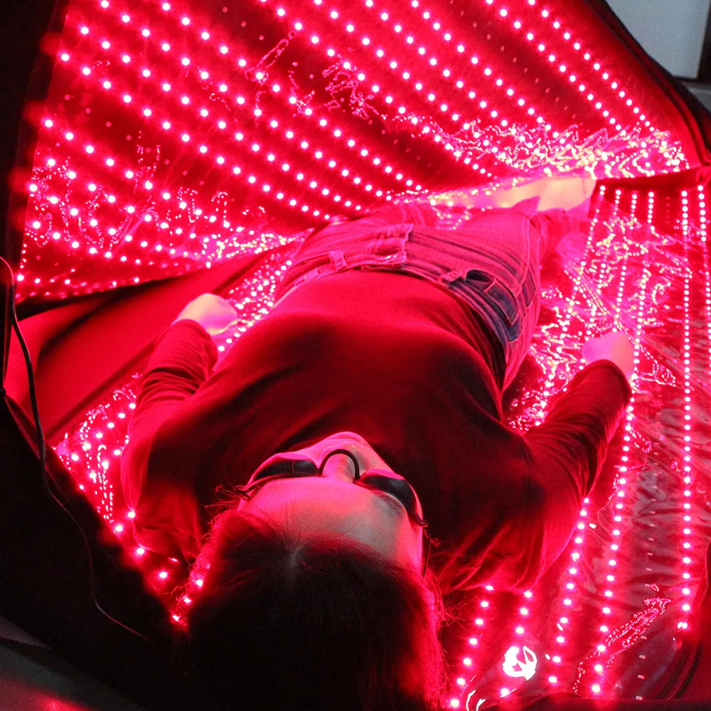 Red Light Therapy Full Body Cover Light Bed 635/850nm Belt Body Pain Relief Lipo Laser Sleeping Bag