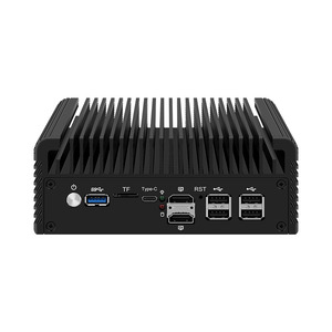 Fanless Industrial Mini PC Firewall <b>Router</b> X86 Hardware for Mikrotik Intel N150 DDR5 NVMe SSD 6x2.5G Ethernet - Product Image 3