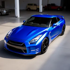 2024 Fabriek Groothandel Blauw Vinyl Wrap Rol Voor Auto Satijn Metallic Custom Auto Wraps Vinyl Motorfiets