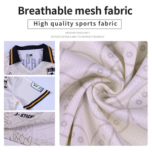 Soccer Jersey - V-neck Polo <strong>Shirt</strong> Quick-drying Breathable Mesh Fabric <strong>White</strong> Soccer Jersey for Adult Matches and Training - Product Image 3