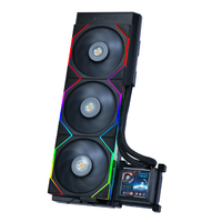 Refroidisseur de processeur pour ordinateur de jeu LIAN LI Hydroshift 360TL noir et blanc, ventilateur à lame LCP, refroidissement par eau AIO, ARGB, 300W TDP, roulement à fluide