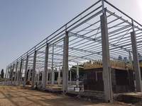Kits de construction de hangars préfabriqués sur mesure, Bâtiments de bureaux préfabriqués en structure acier, Hangars agricoles, Ateliers, Treillis en acier ISO9001