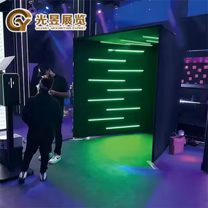 Phổ biến hợp kim nhôm vỏ căng thẳng vải Bìa 360 Vogue Photo Booth bao vây Tùy chỉnh chống nhăn vải photobooth - Product Image 3