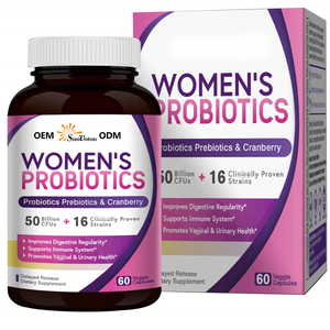 Cápsulas de Probióticos para Mujeres, Favorecen el Equilibrio Digestivo, Suplemento Probiótico, Apoyo Inmunológico - Product Image 3