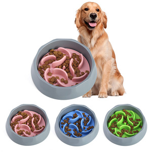 Custom Portable 2 in 1 Drinking Eating Puppy Essentials <b>Silicone</b> <b>Mat</b> Pet Slow Feeder Dog Food Bowl - Product Image 1