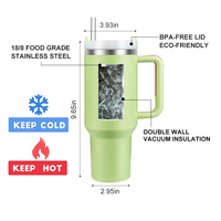 Termo Personalizable de 40 Oz para Mantener Bebidas Frías y Calientes con Logo para Regalo del Día de la Madre