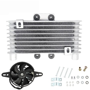 อุปกรณ์ตกแต่งรถจักรยานยนต์ ATV 125CC-250CC ชุดระบายความร้อนน้ำมันเครื่อง พร้อมพัดลมและอุปกรณ์เสริม - Product Image 1
