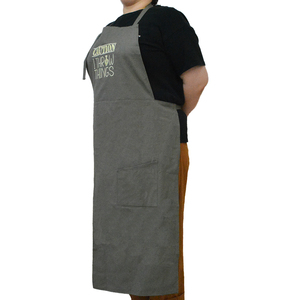 Grembiule con Gamba Divisa Antimacchia con Cinghie Regolabili, Grembiule da Cucina Commerciale con Gamba Divisa per Uso in Ristoranti e Catering - Product Image 4