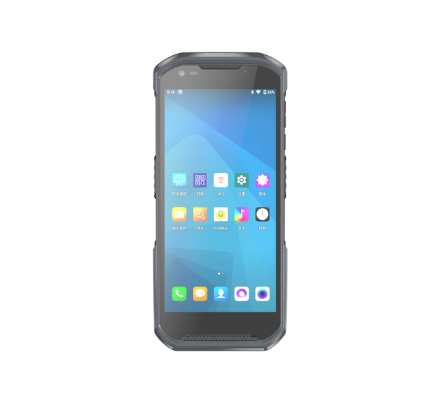 5.5'' 4G Android 13 Handheld Mobile Data Terminal 1D/2D Industrial Barcode Scanner with GPS GMS for Logistics PDA for Warehouses