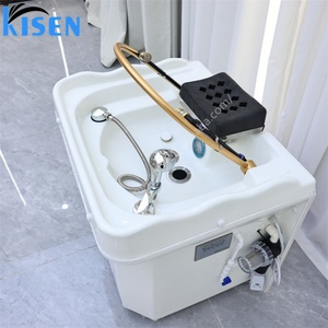 อ่างสระผมเคลื่อนที่ Kisen Good Design พร้อมระบบหมุนเวียนน้ำและโดมอบไอน้ำ - Product Image 4