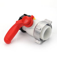 Vanne à boisseau sphérique DN50 2 pouces en PP pour IBC, type levier S60x6 femelle, joint EPDM pour transfert d'eau et de produits chimiques