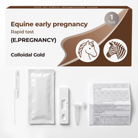 Kit de test de grossesse rapide pour équidés en gros, détection précoce pour juments, résultat visuel simple en 10 minutes OEM ODM