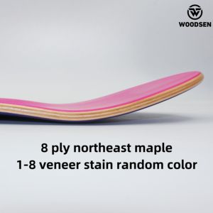 Planches de skateboard vierges en érable du Nord-Est à 7 couches, personnalisables, en gros, à prix abordable, en vente - Product Image 3