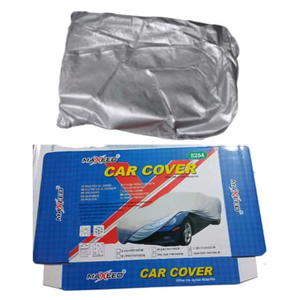 Housse de voiture taille M, revêtement en aluminium argenté, brillant, imperméable, protection extérieure, modèle ZCQR DECO M0399 - Product Image 1