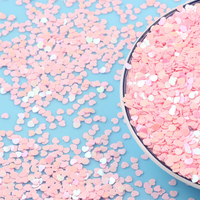 500g/sac PVC DIY Craft Paillettes en forme de cœur, d'étoile, de couronne, de lettre, de couleur unie, paillettes brillantes, accessoires de vêtement