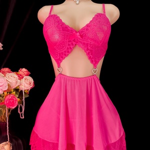strapless open back dress Pink Chicken main image 0