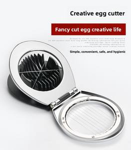 Fabricant en gros, coupe-œuf 2 en 1, éplucheur, design créatif, plastique ménager, séparateur multi-tranches, séparateur d'œufs, batteurs à œufs - Product Image 5