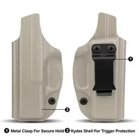 Porte-épingles multi-couleurs Kidex à fixation interne avec pince de serrage réglable Sig 365 – Étui de transport discret et moderne pour usage quotidien