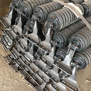 127mm Dia Steel Pipe Slotted Impact Conveyor <strong>Idler</strong> <strong>Roller</strong> - Product Image 6