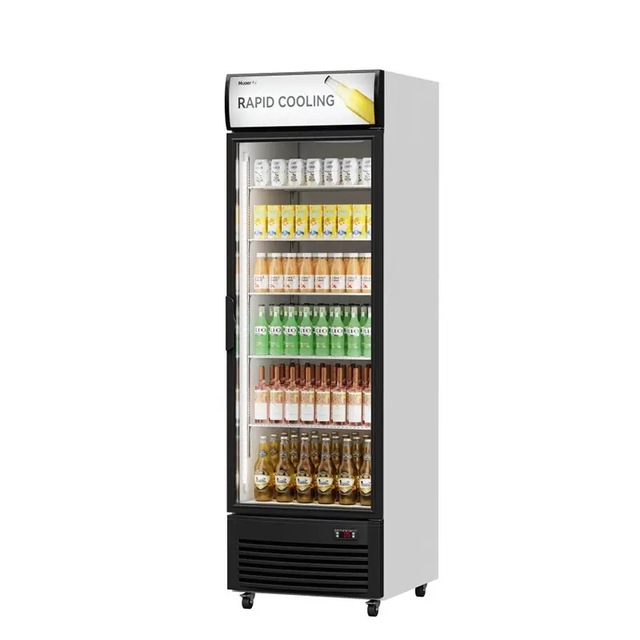 Freezer With Glass Door Refrigeration Equipment Display Freezers Fruit Cooler Fan Cooling Display Fridge