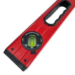 DEWEN alat ukur aluminium, instrumen pengukur kedataran profesional 60cm kelas industri +/-10mm akurasi untuk tingkat cairan - Product Image 3