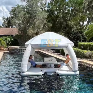 Inflatable nổi nền tảng giường Inflatable nước nổi thuyền đảo công viên nước Inflatable nổi đảo Lounger - Product Image 5