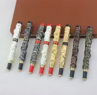 Jinhao caneta fonte, para presente, de papelaria, metal, tinta preta, com caixa de presente