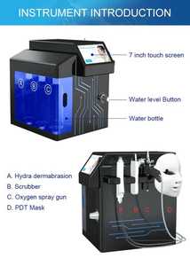 Water Oxygen Beauty Machine Remove Blackheads and Whiteheads Skin Tightening Dark Circles Firming Pore <b>Cleaner</b> Acne Treatment - Product Image 3