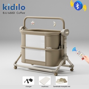 Lit bébé pliant électrique apaisant pour nouveau-nés Summer Infants, berceau en métal au design minimaliste, modèle 527, fabriqué en Chine, vente en gros - Product Image 2