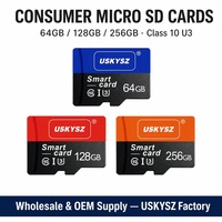 Tarjeta de memoria micro TF OEM ODM al por mayor para teléfono, tableta, smartphone Android A1 A2 32GB 64GB 128GB