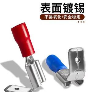 PBDD1.25 2 5.5 Bornier à pression à froid en cuivre pur, connecteur pré-isolé à déconnexion rapide, insert à ressort 6.3mm - Product Image 4