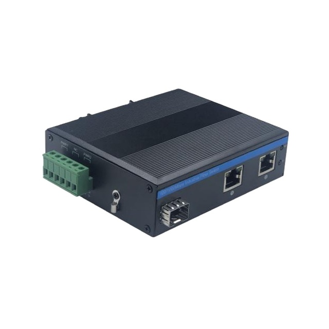 Multiple Ports Industrial Fiber Media Switch POE 1 SFP Port 2/4/6/8 RJ45 Ports 10/100/1000M Optical Media Converter