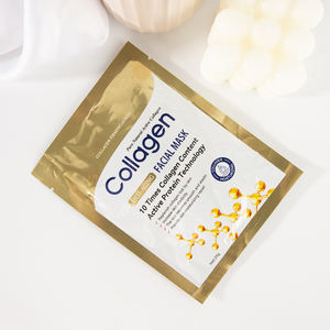 Özel etiket cilt sıkılaştırıcı nemlendirici kırışıklık bakım maskesi profesyonel cilt bakımı Anti-Aging nemlendirici kollajen yüz sayfası maskesi - Product Image 2