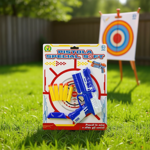 Pistola de Juguete Especial con 100 Dardos Rojos y Azules, Juego de Tiro para Mayores de 3 Años - Product Image 3
