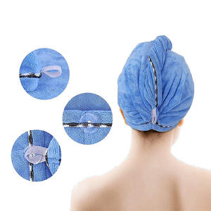 Tùy Chỉnh Của Phụ Nữ Nhanh Chóng Khô Ma Thuật Turban Sợi Nhỏ Tóc Khăn Mềm In Nút Twist Bọc Cho Spa Nhà Bãi Biển Món Quà Tuyệt vời - Product Image 3