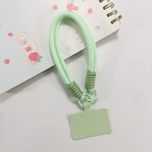 Boho macrame Keychain Vòng tay điện thoại quyến rũ chuỗi handmade điện thoại di động dây đeo cổ tay dây buộc với Tether Tab cho hầu hết các điện thoại di động - Product Image 5