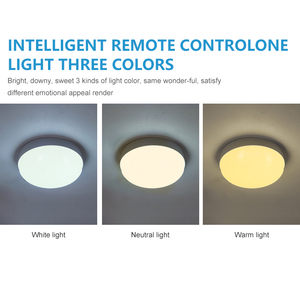 ไฟติดเพดาน LED พลังงานแสงอาทิตย์50W 100W ทรงกลมทำจาก ABS ควบคุมระยะไกลสำหรับห้องนอน - Product Image 6