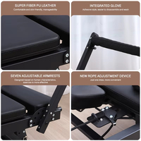 Máquina de Pilates Reformer Plegable y Resistente, Equipo de Fitness con Soporte para Teléfono