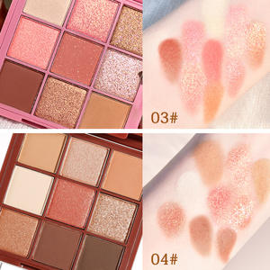 Paleta de sombra de ojos de 9 colores al por mayor paleta de sombras de ojos personalizada con logotipo Creación de paleta de sombras de ojos Etiqueta Privada - Product Image 4