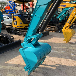 Excavatrice Kubota KX135 3,5 tonnes Mini pelle d'occasion KX135-3 KX135-5 avec certificat CE Chenilles en caoutchouc et cabine climatisée pour la construction urbaine - Product Image 4