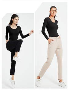 LAMEDA de invierno de lana uso diario Pantalones Mujer Pantalones casuales para damas - Product Image 3