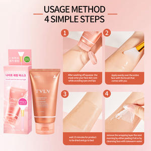 Cuidado de la Piel, Mascarilla Facial Nocturna Exfoliante de Colágeno para una Piel Radiante - Product Image 5