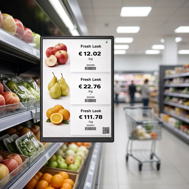 E Ink Display Intelligent Price Tags Retail  Hanging Price Sign ESL Electronic Shelf Label Price Tag for Shopping Mall