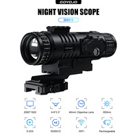 Monoculaire de vision nocturne numérique 5X 20X Zoom HD 2560X1920 Haute résolution Appareil d'imagerie à faible luminosité pour l'observation en extérieur