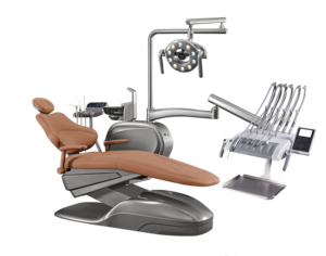 Fauteuil dentaire Buffalo avec boîte rotative conçu pour la coopération entre le dentiste et l'assistant - Product Image 6