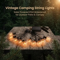 Guirlande lumineuse LED G40 étanche, décoration suspendue pour patio extérieur, camping, auvent, balcon, fête, rebord de toit, indice de protection IP44