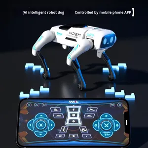 Nuovo Robot <span class=keywords><strong>Cane</strong></span> AI Intelligente 2025, Giocattolo Elettronico in Plastica per Bambini, Programmabile Artificiale con Telecomando, Regalo per Ragazzi - Product Image 2