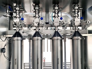 Machine de remplissage de sirop de miel multi-têtes facile à nettoyer Machine d'embouteillage de sirop de chocolat <span class=keywords><strong>Nutella</strong></span> Hersheys Remplissage à <span class=keywords><strong>pompe</strong></span> à piston - Product Image 2