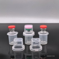 Boîtes de rangement en plastique transparent pour flacons de peptides jetables 3ml*13ml*3, étuis de voyage pour flacons Cillin, support pour flacons en matériaux recyclés, vente en gros