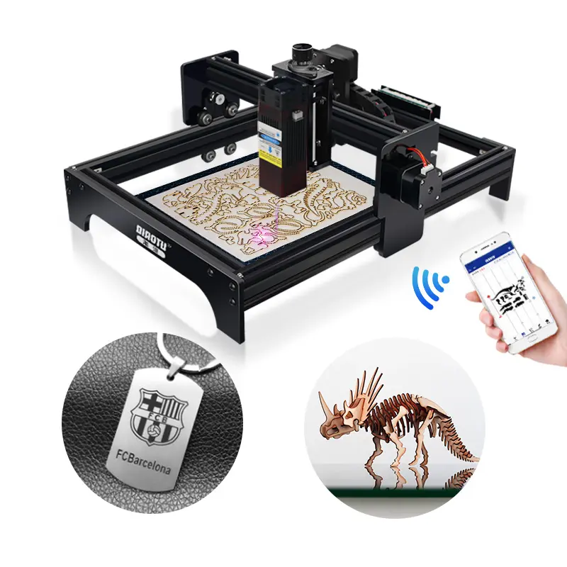 DIAOTU T1 hotsale Laser cutter CNC router Laser Engraver for Wood Leather mini Laser Engraving Machine